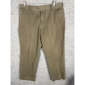 Dockers Men Khaki‎ Chinos Pants Khakis Olive Green Straight Fit W40 L30